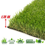 COLOURTREE Mastiff 45 8 ft. Wide x Cut to Length Green Artificial Grass Carpet