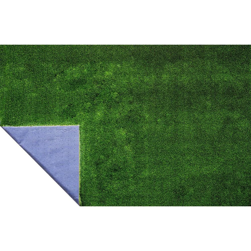 GREENLINE ARTIFICIAL GRASS Supreme 2.5-90 Fescue 15 ft. Wide x Cut to Length Green Artificial Grass Carpet