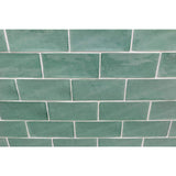 Ivy Hill Tile Catalina Green Lake 3 in. x 6 in. x 8 mm Polished Ceramic Subway Wall Tile (5.38 sq.ft./case)