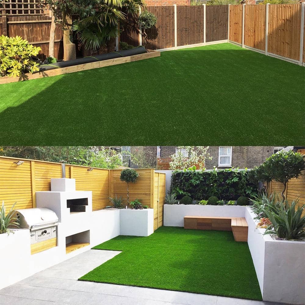 LITA Greenfield 4 ft. x 20 ft. Green Artificial Grass Turf