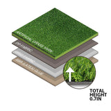 LITA Greenfield 4 ft. x 20 ft. Green Artificial Grass Turf