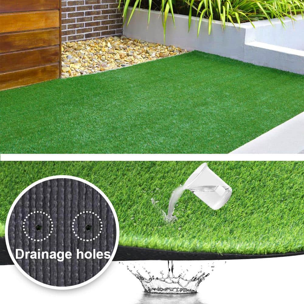 LITA Greenfield 4 ft. x 20 ft. Green Artificial Grass Turf