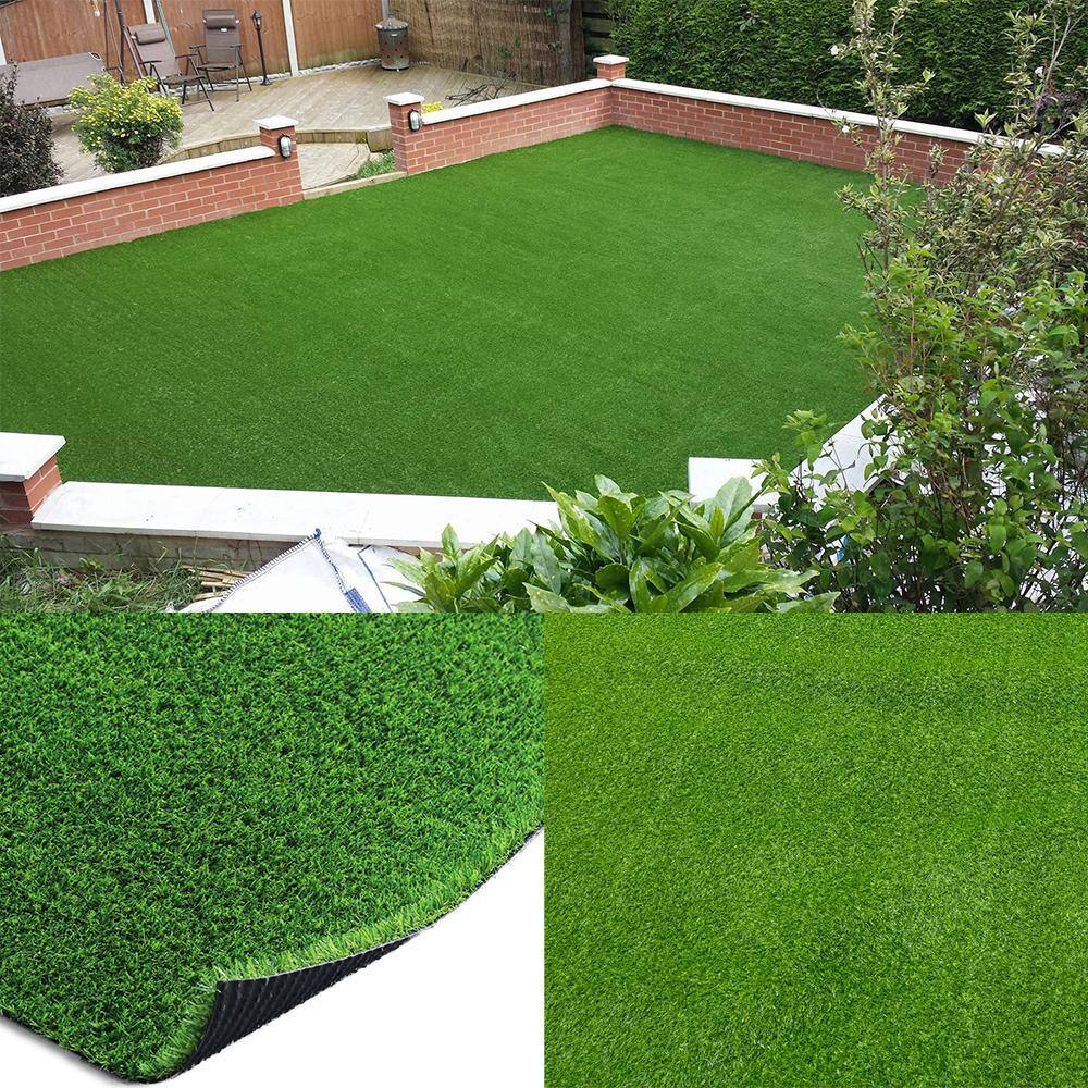 LITA Greenfield 4 ft. x 20 ft. Green Artificial Grass Turf