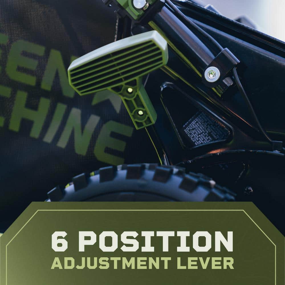 Green Machine 62V Cordless 3-in-1 High Wheel Push Walk Behind Mower, Brushless 22 In. Cutting Width with 4Ah Battery and Rapid Charger