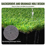 SKYSHALO Artificial Grass 5 ft. x 10 ft. Green Artificial Grass Runner Rug Turf 1.38 in. Door Mat Outdoor Patio Lawn Decoration