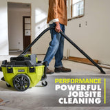 RYOBI ONE+ 18V Cordless 6 Gal. Wet Dry Vacuum Kit with 4.0 Ah Battery, Charger, and7 ft. x 1-7/8 in. Replacement Hose