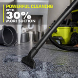 RYOBI ONE+ 18V Cordless 6 Gal. Wet Dry Vacuum Kit with 4.0 Ah Battery, Charger, and7 ft. x 1-7/8 in. Replacement Hose