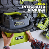 RYOBI ONE+ 18V Cordless 1 Gal. Wet/Dry Vacuum (Tool Only)