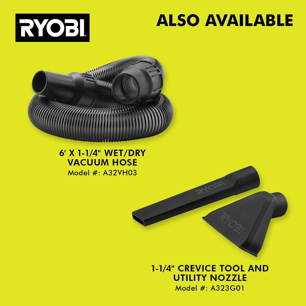 RYOBI ONE+ 18V Cordless 1 Gal. Wet/Dry Vacuum (Tool Only)