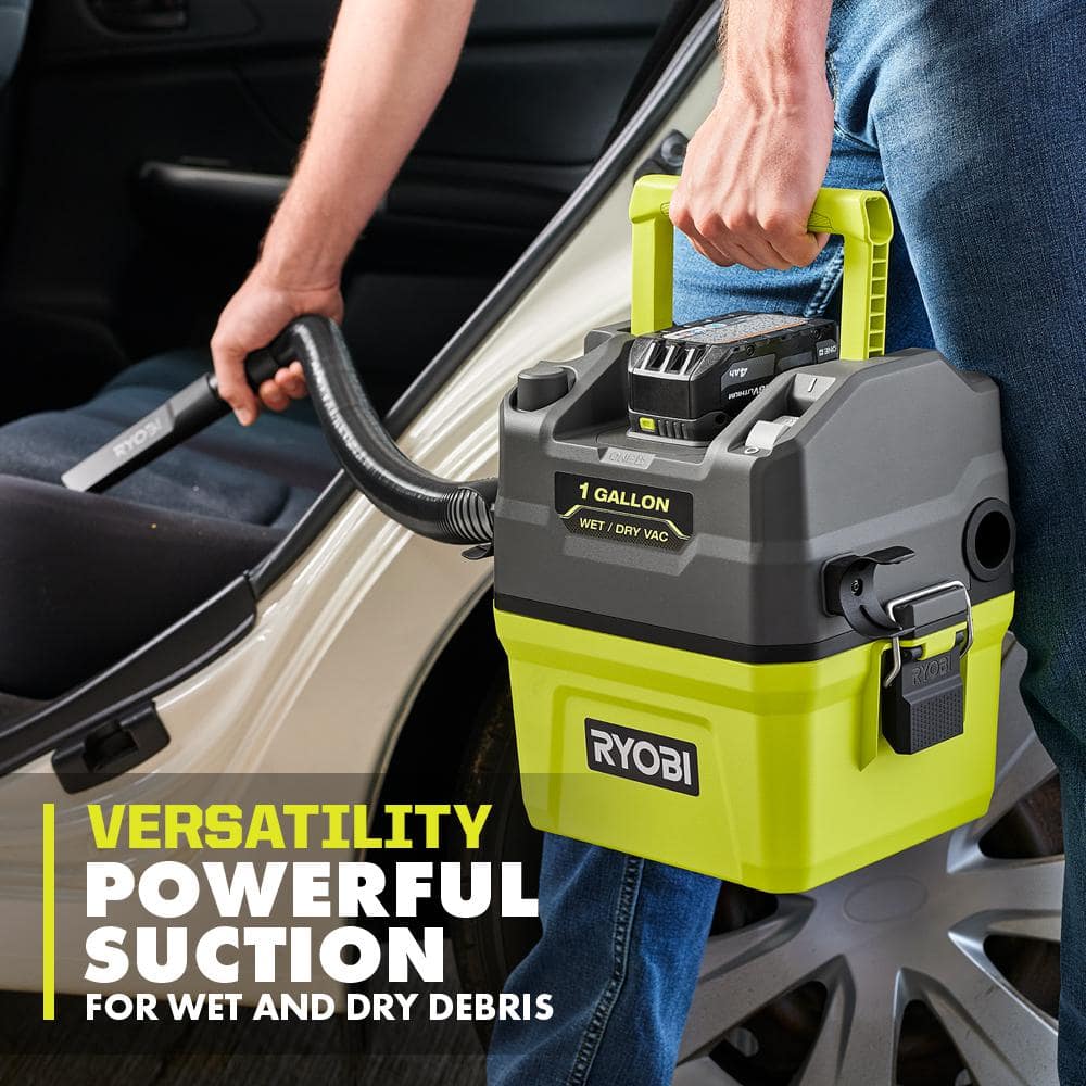 RYOBI ONE+ 18V Cordless 1 Gal. Wet/Dry Vacuum (Tool Only)