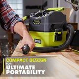 RYOBI ONE+ 18V Cordless 1 Gal. Wet/Dry Vacuum (Tool Only)