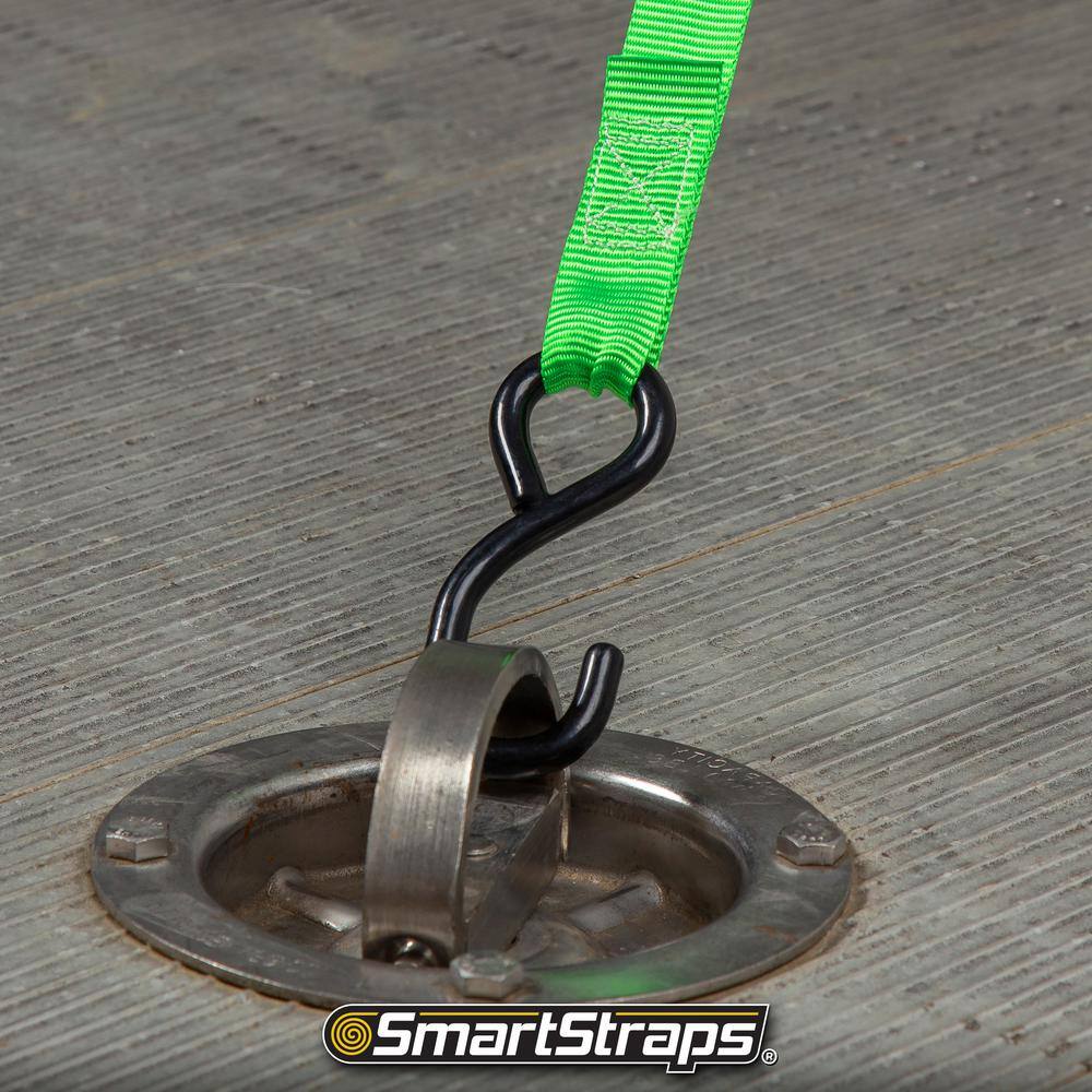 Keeper 1 in. x 10 ft. Ratchet Tie-Down Straps, 300 lb Working Load, 4-Pack