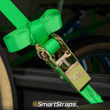 Keeper 1 in. x 10 ft. Ratchet Tie-Down Straps, 300 lb Working Load, 4-Pack