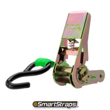 Keeper 1 in. x 10 ft. Ratchet Tie-Down Straps, 300 lb Working Load, 4-Pack