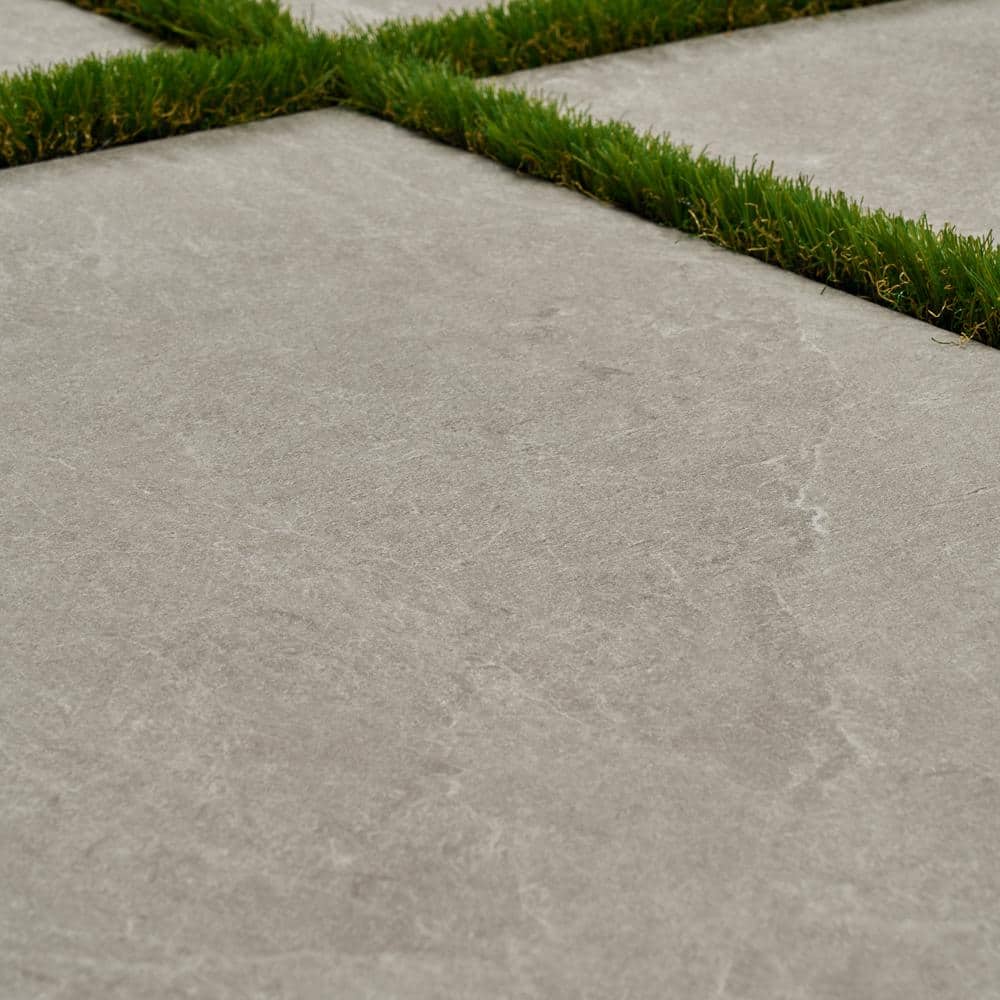 Ivy Hill Tile LithoTech 23.62 in. x 47.24 in. 0.78 in. Greige Beige Matte Porcelain Floor Paver Tile (7.74 sq. ft./Each)