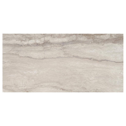 Marazzi Vettuno Greige 12 in. x 24 in. Glazed Porcelain Floor and Wall Tile (15.6 sq. ft. / case)