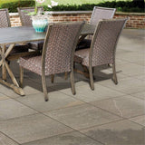 Corso Italia Sample - Alpe Greige 6 in. x 6 in. x 0.75 in. Stone Look Porcelain Paver