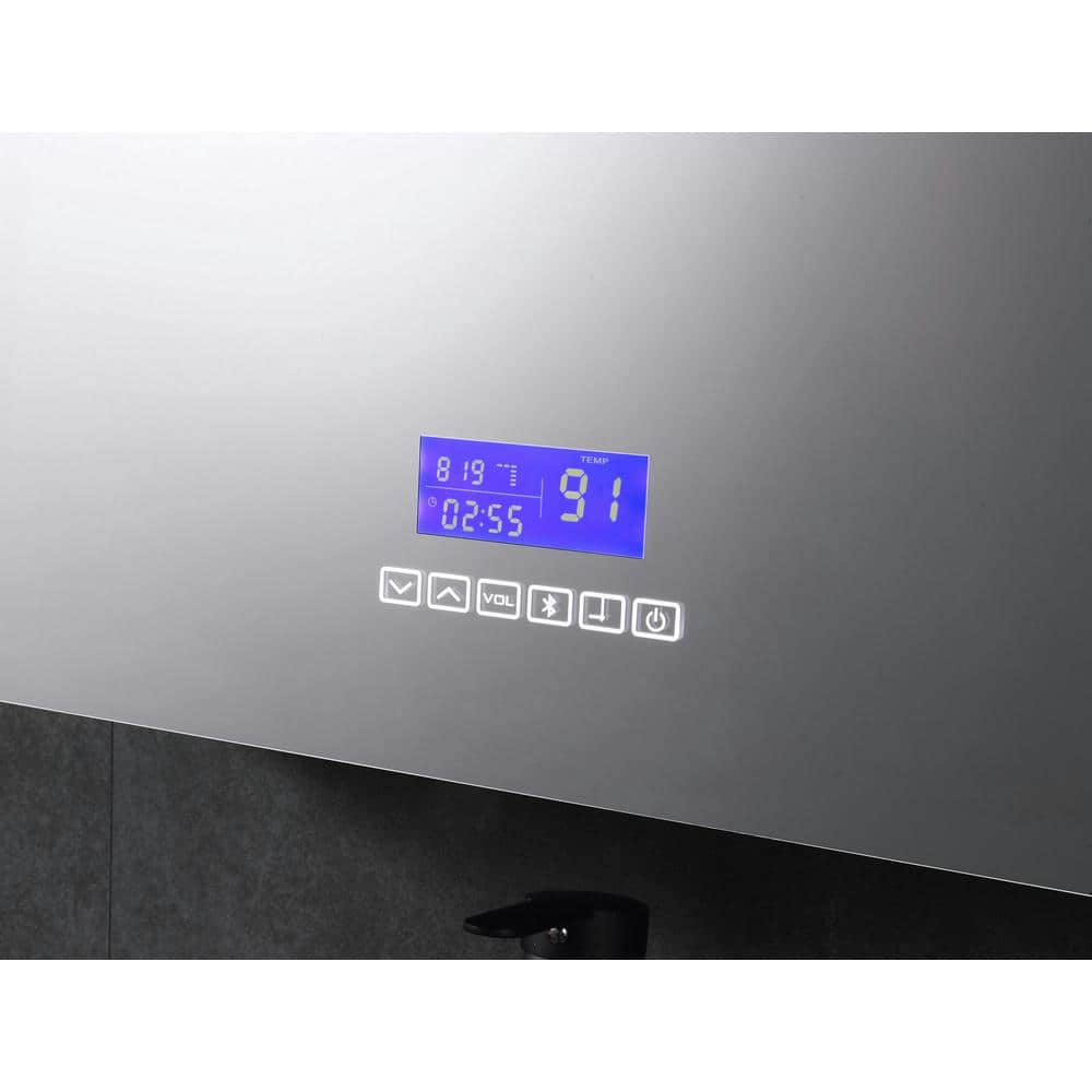 ALFI BRAND 26 in. W x 30 in. H Frameless Recessed or Surface Mount Medicine Cabinet with LED Light and Bluetooth