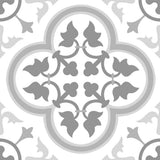 FloorPops Remy Peel and Stick Floor Tiles, 12 in. x 12 in., Grey Pattern, 20 Tiles (20 sq. ft.)