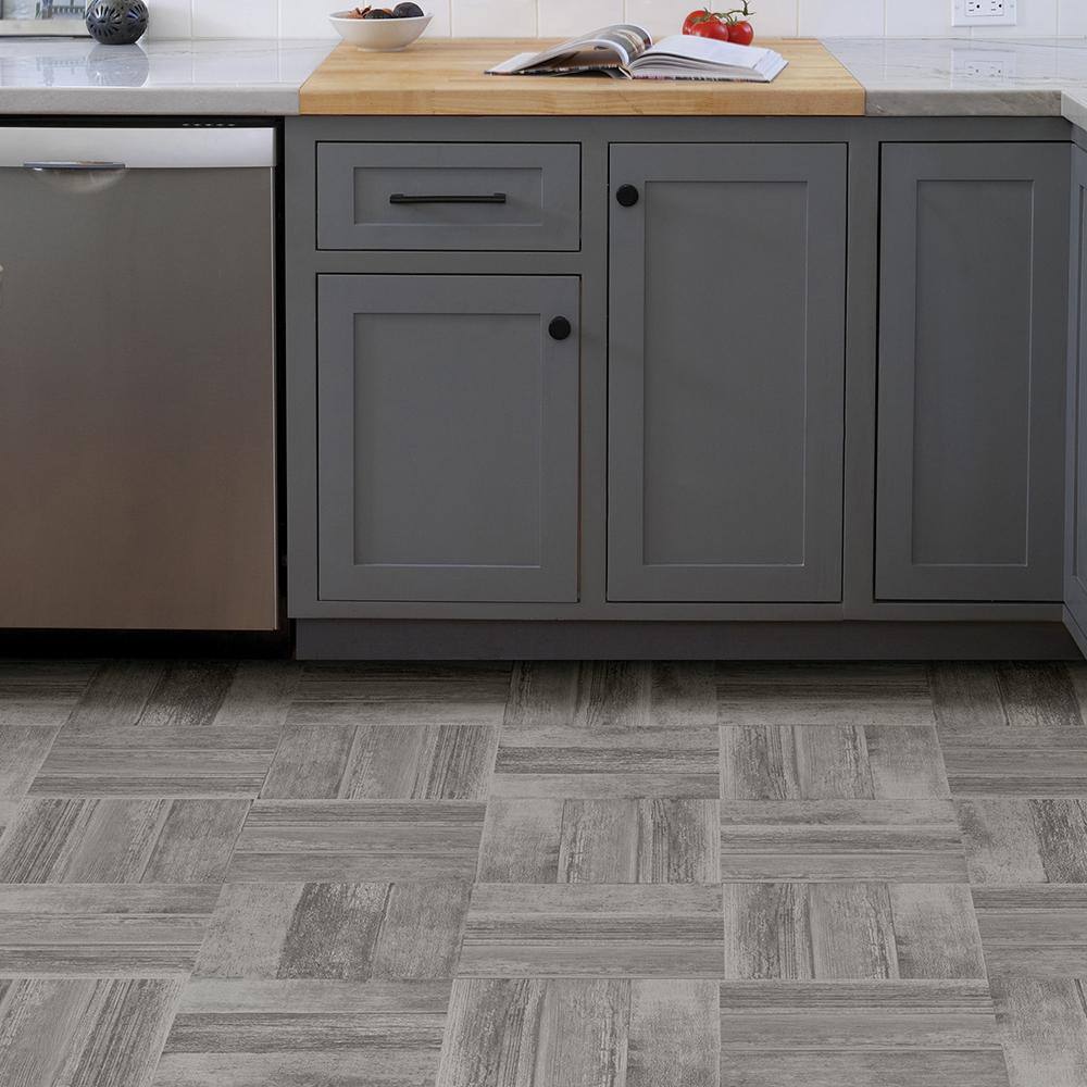 FloorPops Vanleer 12 in. W x 12 in. L Peel and Stick Floor Vinyl Tiles (20 Tiles, 20 sq. ft. case)