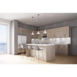 Cambridge Quick Assemble Modern Style, Grey Nordic 12 x 42 in. Wall Kitchen Cabinet (12 in. W x 12 D x 42 in. H)