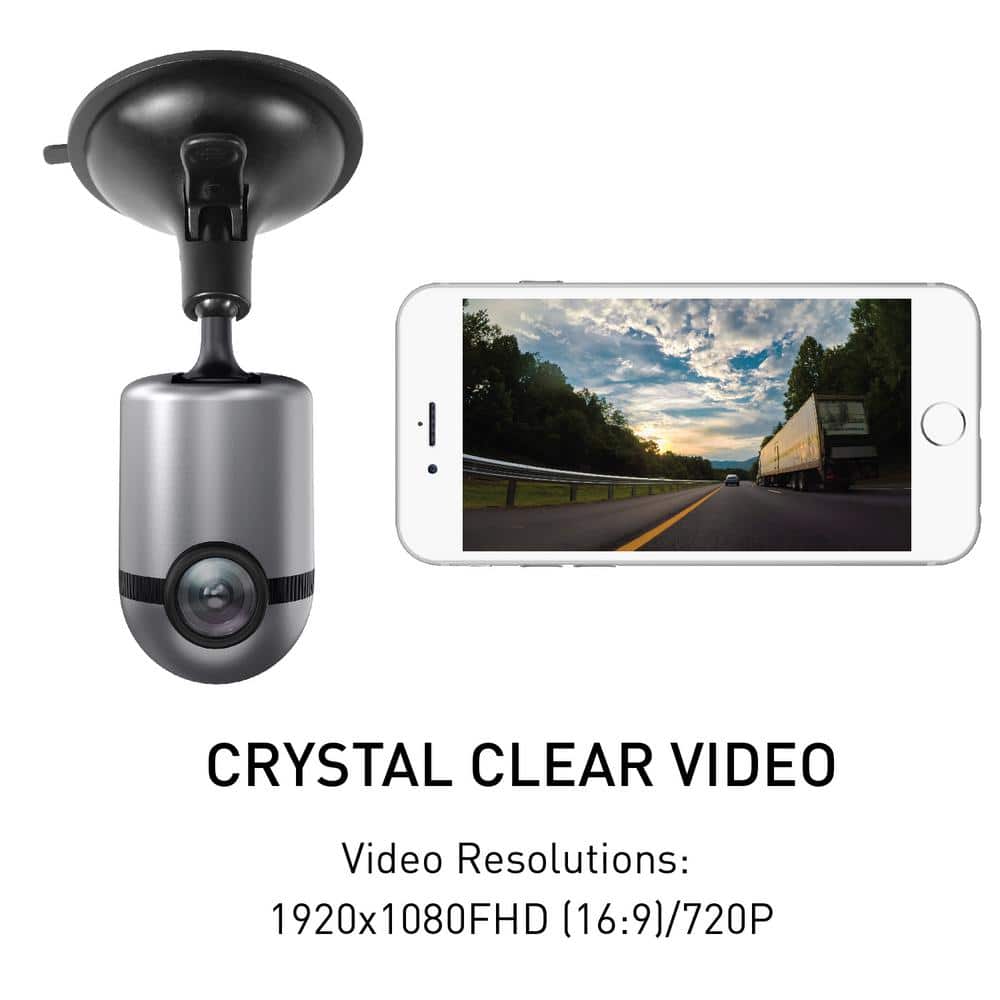 SecurityMan Full HD Wired Car Camera Recorder with Impact Sensor and GPS Mapping Data
