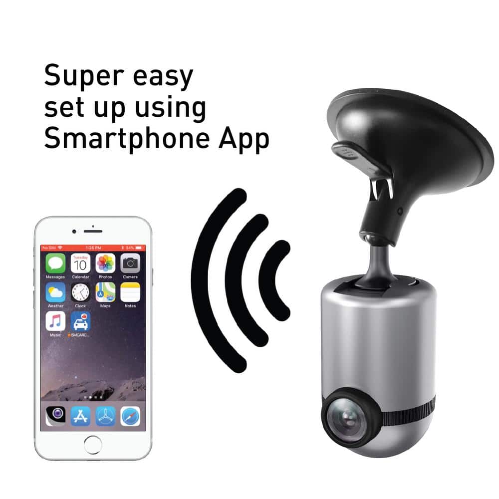 SecurityMan Full HD Wired Car Camera Recorder with Impact Sensor and GPS Mapping Data