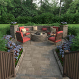Pavestone RumbleStone Square 7 in. x 7 in. x 1.75 in. Greystone Concrete Paver (288 Pcs. / 98 Sq. ft. / Pallet)