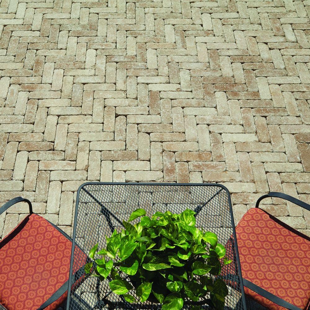 Pavestone RumbleStone Plank 10.5 in. x 3.5 in. x 3.5 in. Greystone Concrete Paver (192-Piece/ 49 sq. ft./Pallet)