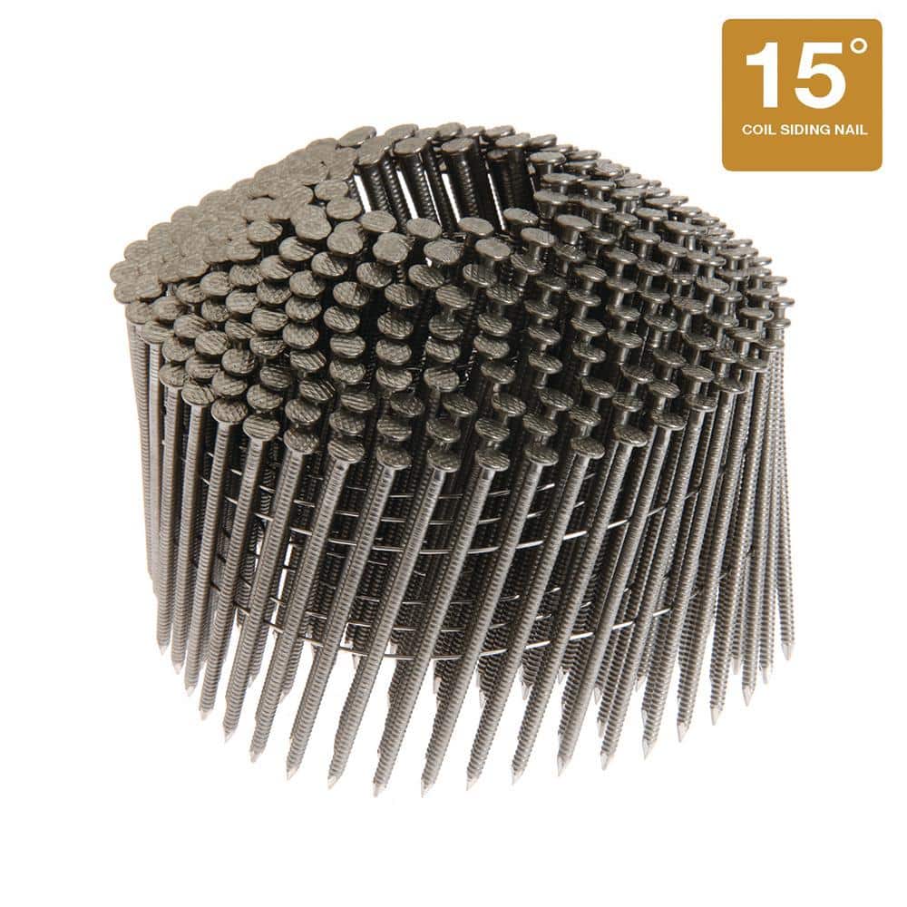 Grip-Rite PrimeGuard Max 15 Degree Wire Weld Siding & Fencing Nails 304 Stainless Steel 2-1/2" 3.6M/Box