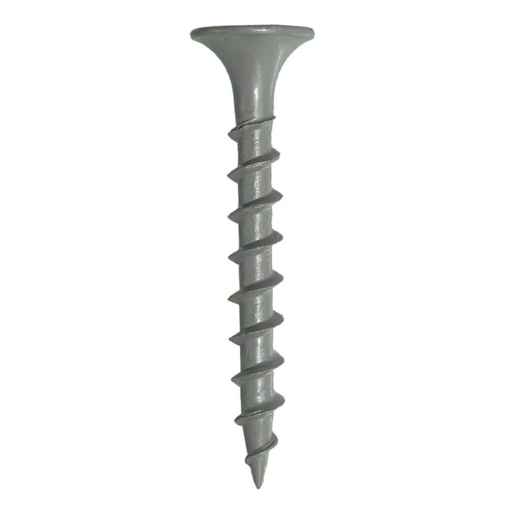 Grip-Rite #8 x 1-1/4 in. #2 Phillips Bugle Head Coarse Thread Coated Exterior Screws 5 lb. Box