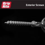 Grip-Rite #9 x 2-1/2 in. #2 Phillips Bugle Head Coarse Thread Coated Exterior Screws 25 lb. Box