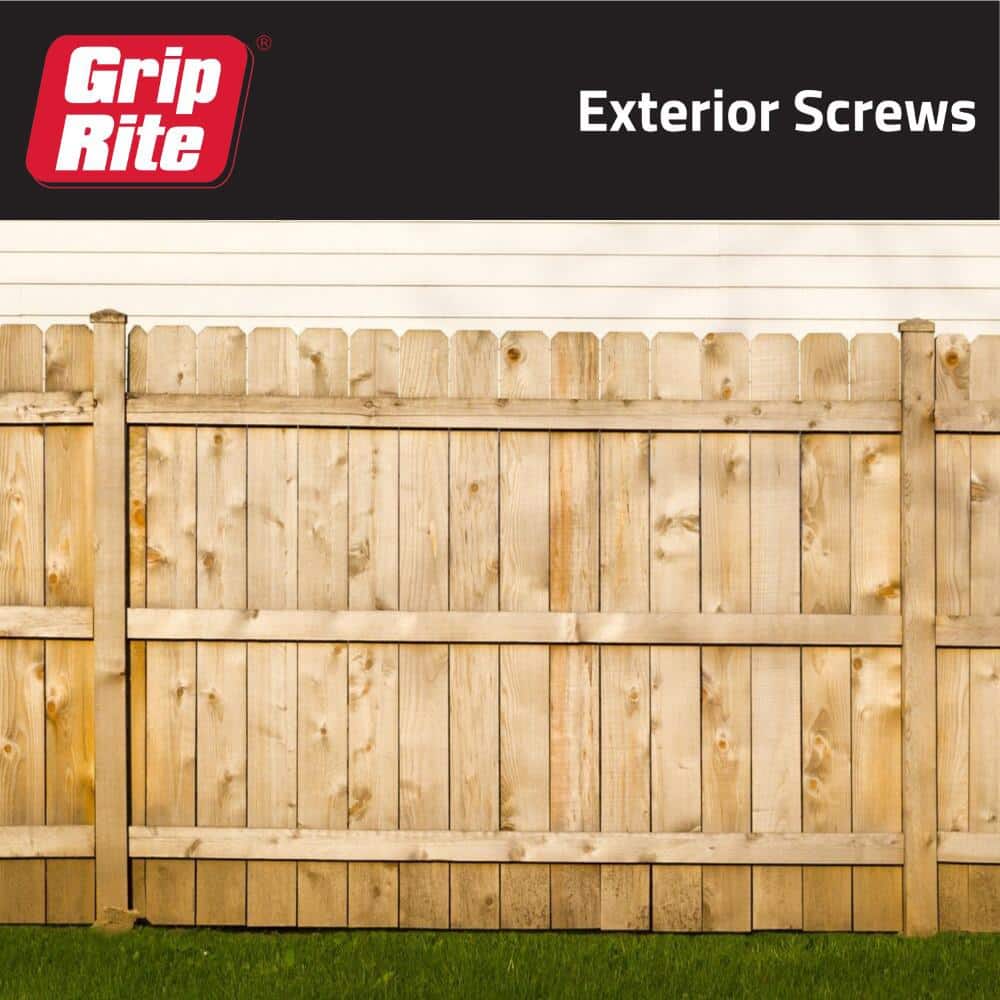 Grip-Rite #9 x 3 in. #2 Phillips Bugle Head Coarse Thread Coated Exterior Screws 25 lb. Box