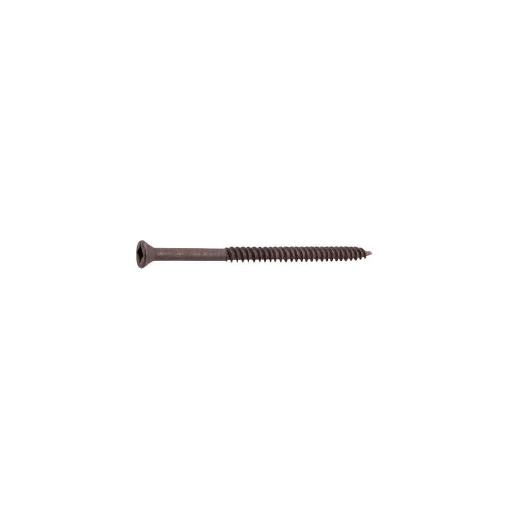 Grip-Rite #6 x 2-1/4 in. Square Drive Flat Undercut Trim Head Drywall Screws (1 lb. Box)