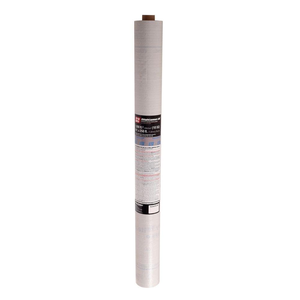 Grip-Rite 48 in. x 250 ft. (1000 sq. ft.) Synthetic Roofing Underlayment