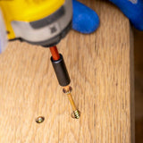 Grip-Rite #8 x 1-5/8 in. Phillips Bugle-Head Construction Screws, Yellow Zinc, 10 lb. Box (Approx. 1,466 pcs)