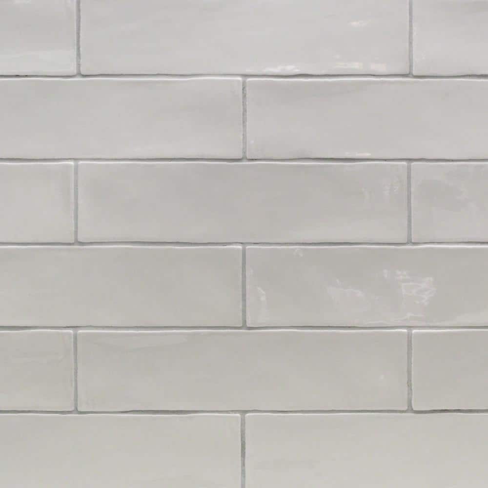 Ivy Hill Tile Catalina Gris 3 in. x 12 in. x 8 mm Polished Ceramic Subway Wall Tile (10.76 sq.ft./case)