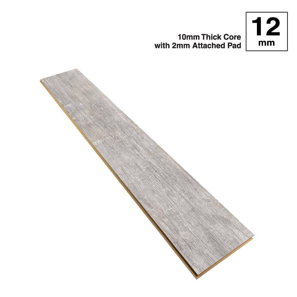 Krono Original Grizzly Weathered Oak 12 mm T x 8 in. W Waterproof Laminate Wood Flooring (15.9 sqft/case)
