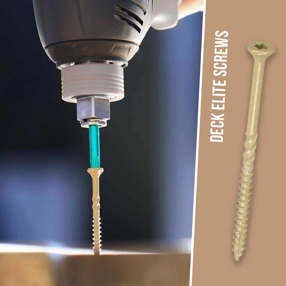 GRK Fasteners #8 x 2 in. Star Drive Bugle Head Deck Elite Wood Deck Screw (540-Pack)