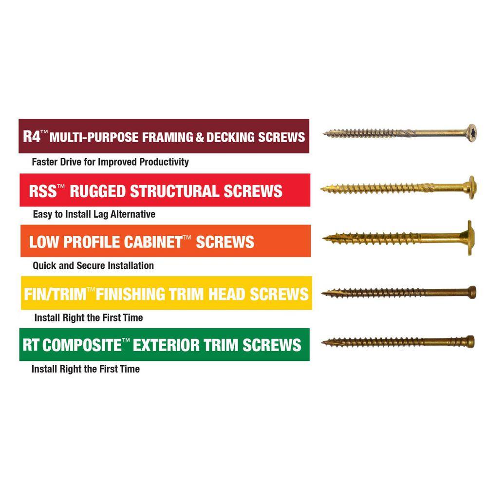 GRK Fasteners #8 x 2 in. Torx Drive Bugle Head Deck Elite Wood Deck Screw (110-Pack)