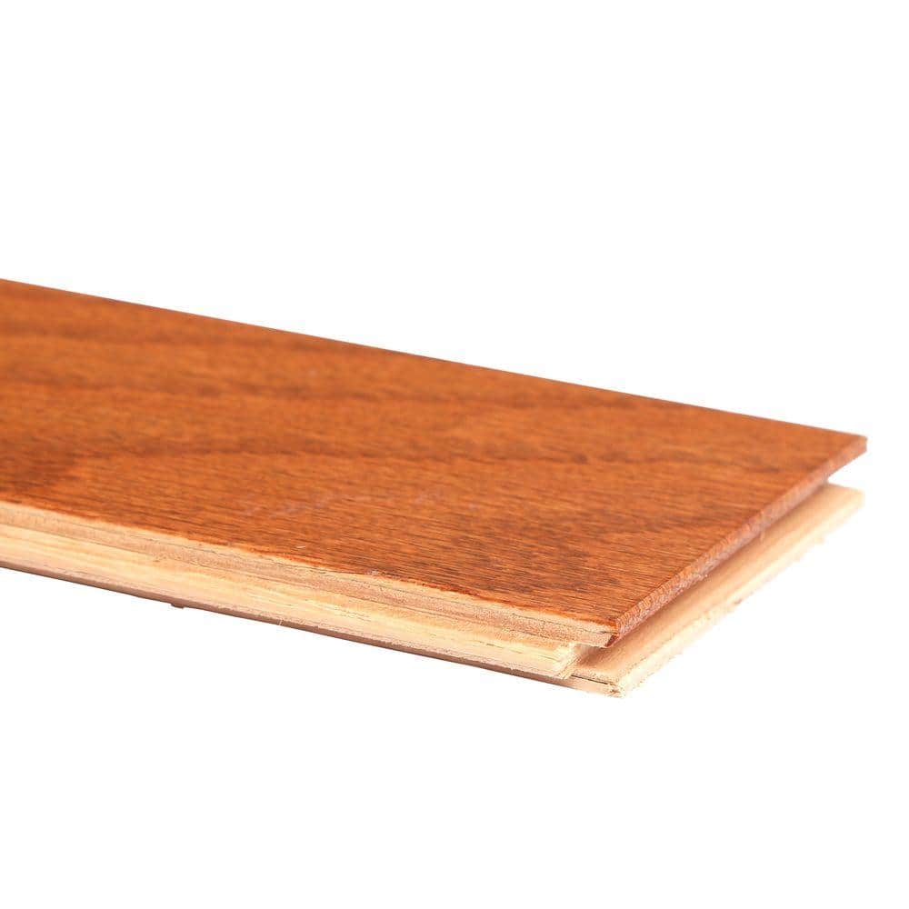Bruce Colony Collection Gunstock Oak 3/8 in. T x 3 in. W T+G Smooth Engineered Hardwood Flooring (31.5 sq.ft./ctn)