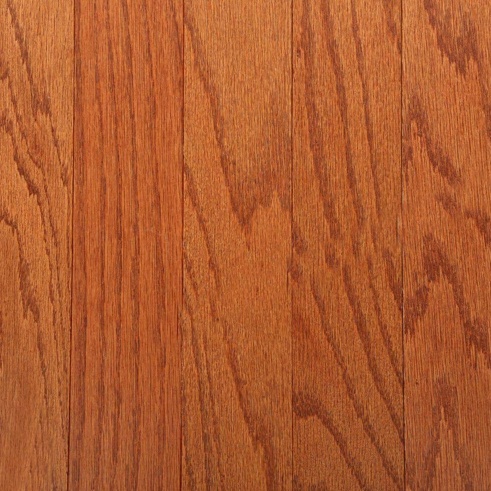 Bruce Colony Collection Gunstock Oak 3/8 in. T x 3 in. W T+G Smooth Engineered Hardwood Flooring (31.5 sq.ft./ctn)