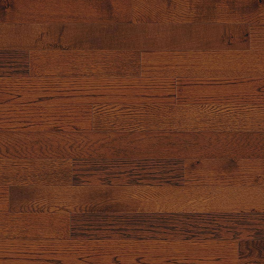 Selkirk Gunstock Oak 3/8 in. T x 3 in. W Tongue and Groove Smooth Engineered Hardwood Flooring (35.34 sq.ft./case)