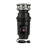 MOEN Lite Series 1/3 HP Continuous Feed Garbage Disposal with Power Cord and Universal Mount