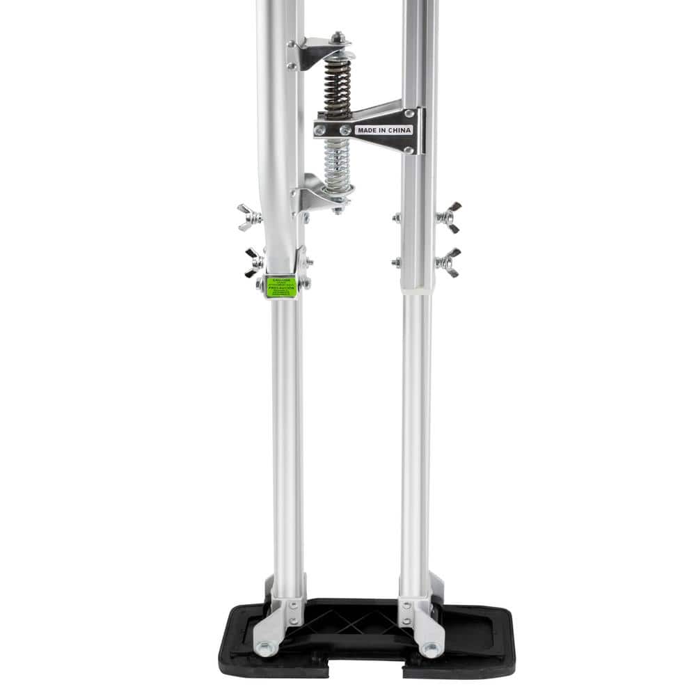 GYPTOOL 36 in. to 48 in. Adjustable Height Silver Drywall Stilts