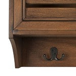 Safavieh Leon Hanging 3-Drawer Wall Rack, White, 28 x 7.8 x 12 in.