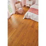 Pergo Defense+ Hales Oak 3/8 in. T x 7.5 in. W Click Lock Wire Brushed Engineered Hardwood Flooring (24.5 sq.ft./case)
