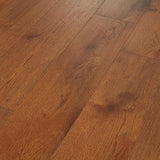 Pergo Defense+ Hales Oak 3/8 in. T x 7.5 in. W Click Lock Wire Brushed Engineered Hardwood Flooring (24.5 sq.ft./case)