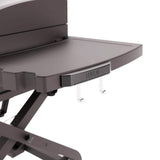 HALO Elite4B 36 in. 4-Burner 8 Zone Outdoor Propane Black Griddle Flat Top Grill