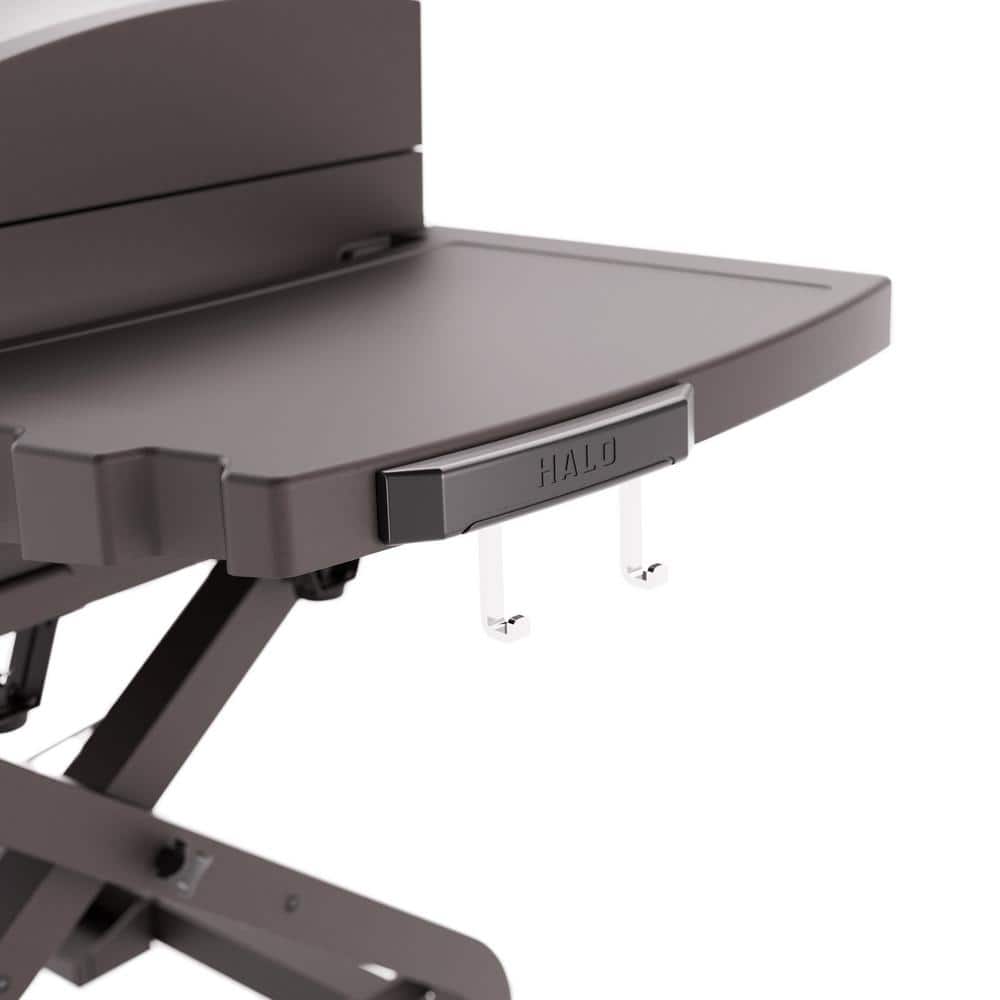 HALO Elite2B 2-Burner 4 Zone Outdoor Propane Black Griddle Flat Top Grill